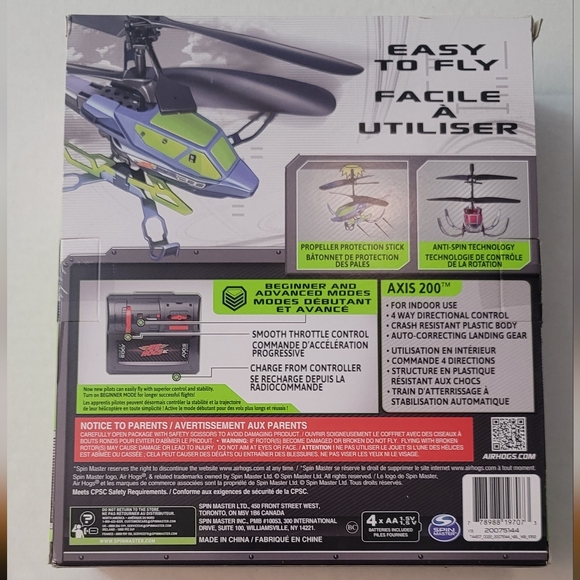 Air Hogs Axis 200 Remote Control Helicopter - Picture 2 of 3